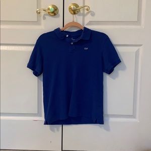 dark blue Vineyard Vines polo